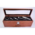 thumbnail image 2 of Wine Box 5-Piece Set Wooden, 2 of 6