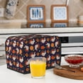 thumbnail image 5 of Toaster Covers 2 Slice, Turkey And Thanksgiving Waterproof Bread Machine Cover Fits for Standard 2 Slice Toasters, Home Decor Toaster Protection with Hanging Rope, 5 of 7