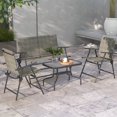 thumbnail image 2 of Outsunny Outdoor 4 Pieces Patio Furniture Set, Garden Set with Backrest, 2 of 10