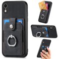 thumbnail image 1 of Funda para iPhone Xr con soporte y ranura para tarjeta, soporte magnético para coche con anillo de montaje., 1 of 5