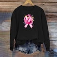 thumbnail image 3 of Pincandy Breast Cancer Sweatshirts for Women | Long Sleeve Breast Cancer Awareness Shirt, Pullover Pink Crewneck Survivor Sweatshirt, 3 of 4