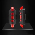 thumbnail image 3 of Bike Tail Lamp 5 Lamp Beads USB Rechargeable 4 Modes Waterproof Flashing Night Riding Rear Light, 3 of 6