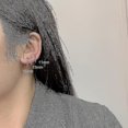 thumbnail image 4 of 1 par de pendientes de aro falsos para hombre sin perforación, pendientes con Clip para oreja para mujer 2022 sin pendiente de perforación sin agujero, 4 of 5