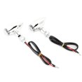 thumbnail image 1 of Spptty Indicateur de Signalisation de Moto, Feu de Signalisation de Moto, 2 Pcs Lampe de Signalisation à Balles Accessoire de Modification, 1 of 5