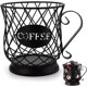 thumbnail image 1 of Cesta para cápsulas de café, organizador de cápsulas de café, cesta de almacenamiento de café, cesta de frutas para tazas de café, portacápsulas de café de diseño original, portavasos K, gran capacid TUNC Sencillez, 1 of 5