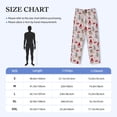 thumbnail image 4 of Fuzoiu Cartoon Santa and Reindeer Print Men's Pajama Pants,Lounge Pants for Men,Lounge PJ Bottoms,Sleepwear Pants with Drawstring Pockets -Large, 4 of 6