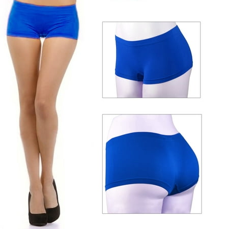 New Stretch Seamless Dance Exercise Booty Mini Panties Boy Shorts Brief