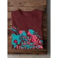 thumbnail image 3 of You Are My Universe Paint T-Shirt Men -Image by Shutterstock, Male XX-Large, 3 of 4