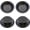 Round Edge 4PCS, variant on Mini Pie Pans 5 Inch, 4 Pieces Small Round Pot Pie Plates, Nonstick Carbon Steel Bakeware Set-for Baking Pies, Crust,Tarts