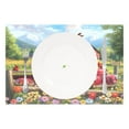 thumbnail image 2 of Ryvnso Placemats Set of 4 Cardinal Bird Farm Dining Mats Heat-Resistant Non-Slip Washable Table Mat, 2 of 8