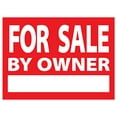 thumbnail image 3 of Headline Sign - Yard Sign,"for Sale by Owner" Sign with H-Frame, 18 x 24 Inches, Red and White (4728), 3 of 3