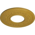 thumbnail image 3 of 29 3/8"OD x 11 5/8"ID x 1 1/8"P Anthony Ceiling Medallion (Fits Canopies up to 11 5/8"), Hand-Painted Iridescent Gold, 3 of 6