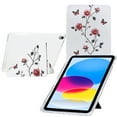 thumbnail image 1 of Case for iPad (A16) 11th Generation 11 Inch 2025/ iPad 10th Generation 10.9 Inch 2022 Case Drawing Pattern Y-Fold Standing Case Clear Back with Landscape Portrait Mode Pencil Holder & Auto Sleep, 1 of 10