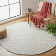 thumbnail image 2 of SAFAVIEH Vermont Joss Geometric Diamonds Area Rug, 4' x 4' Round, Ivory, 2 of 5