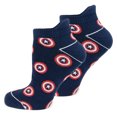 thumbnail image 2 of Captain America Navy Ankle Socks, 2 of 3
