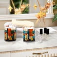 thumbnail image 4 of Yayeee 2 Pack Qtip Holder Bathroom Cotton Swab Canister with Lid Clear Dispenser Set, Modern Cocktails, 4 of 6