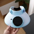 thumbnail image 4 of Breathable Polyester Kids Sun Visor Hat with Cooling Fan, UPF 50+ UV Protection Hollow Top Summer Visor Cap, Adjustable Outdoor Beach Tennis Golf Hat for Boys Girls 3-10 Years Old, 4 of 6