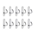thumbnail image 1 of Gancho de Montaje en Pared de Acero Inoxidable M5 Baoblaze 10pcs, 1 of 8