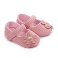 thumbnail image 3 of Yoyauz Baby Girl Mary Jane Shoes Anti Slip Rubber Sole Ballet Slippers Princess Dress Wedding Shoes Newborn Kids Shoes Toddler Shoes（0-12 Month）, 3 of 13