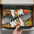 thumbnail image 3 of Customuart Mandala Fox Shoes Womens Running Shoes Orange Casual Sneakers Size 10, 3 of 5