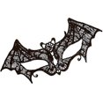 thumbnail image 3 of Máscara de murciélago de encaje negro Mascarada Accesorios de disfraces góticos de Halloween, 3 of 3