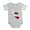 Heather Gray, variant on CafePress - CALI STATE W BEAR - Cute Infant Baby Football Bodysuit