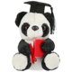 thumbnail image 1 of Creative Grad Panda Adorable Panda Plush Toy Simulated Panda Doll Graduation Panda Doll, 1 of 5
