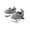 Grey, variant on Funny Shark Plush Slippers Home Decorations, Pink Novelty Animal House Shoes, Slip-On Winter Warm Indoor Bedroom Slippers for Men & Women