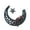 Black-L, variant on Decorative Iron Shaped Tray Dessert and Pastries Serving Platter Cake Display Stand for Muslims Celebration