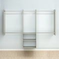 thumbnail image 2 of Easy Track Rb1460-Cg 4'-8' Deluxe Starter Closet Kit - Weathered Grey, 2 of 2