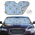 thumbnail image 4 of Goofa Cute French Bulldog Printed Car Windshield Sunshade,Foldable Reflective Sun Visor,UV Protection Heat Blocker Sunshade,Car Cooling Accessory-Medium, 4 of 7