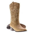 thumbnail image 1 of Women's Classic Embroidered Pointed Toe Western Rodeo Cowboy Boots (8 (M) US Women's, Tan), 1 of 2