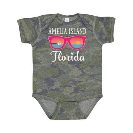 

Inktastic Amelia Island Florida Vacation Gift Baby Girl Bodysuit