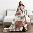 thumbnail image 5 of DouZhe Ultra-Soft Micro Fleece Lightweight Flannel Bed Blanket, American Elements Postcards Print Cozy Warm Throw Blankets, 50"x40", 5 of 7