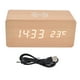 thumbnail image 2 of Reloj Despertador Digital, Carga Inalámbrica, Detección Automática De Temperatura, Reloj Electrónico LED Con 3 Configuraciones De Alarma, Para Oficina En Casa, 2 of 7