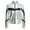 Silver, variant on Kids Girls Shiny Metallic Long Sleeve Bomber Jacket Rave Party Coat Outwear Jazz Hip Hop Silver 14