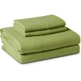 thumbnail image 1 of Brushed Microfiber Sheet Set, Extra Soft with Natural Texture, 4-Piece, King, Green, 1 of 10