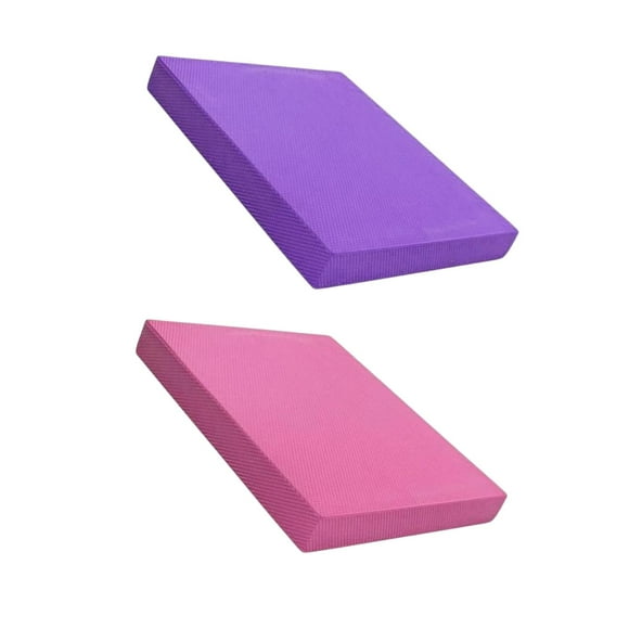 Paquete de 2 colchonetas de espuma para equilibrio y estabilidad en el gimnasio. 31x20x6cm