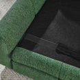thumbnail image 6 of 51" XL Dog Bed Couch, Elevated Large Dog Sofa with Backrest and Armrests, Soft Memory Foam Extra Large Pet Bed with Removable Cushion, Durable Linen Pet Couch Furniture, Green, 6 of 16