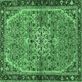 thumbnail image 1 of Ahgly Company Indoor Square Persian Emerald Green Traditional Area Rugs, 3' Square, 1 of 4