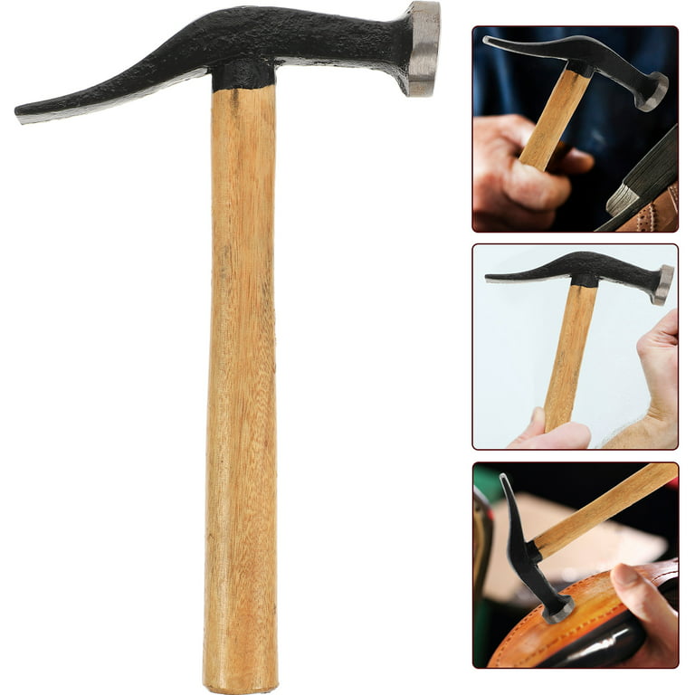 Shoe Repairing Hammer Wooden Handle Hammer DIY Leather Hammer Tack Shoes  Hammer 