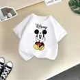 thumbnail image 3 of Camiseta de algodón de verano para niños de la marca Mickey, linda camiseta de dibujos animados de Disney para niño y niña, camiseta informal de cuello redondo, ropa para niños, 3 of 5