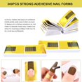 thumbnail image 5 of 100 PCS Formas para uñas acrílicas Pegatinas de uñas de forma rectangular Formas de extensión de uñas para principiantes y manicura profesional, 5 of 5