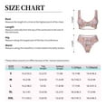 thumbnail image 4 of Kdxio Seafood Print Women's 2 Piece High Waisted Wrap Spaghetti Strap Summer Swimsuit Bikini Set-Medium, 4 of 7