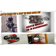 Griffin Popcorn Snare Drum - 10x6 Acoustic Mini Poplar Wood Shell Marching Head