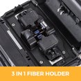 thumbnail image 3 of VEVOR AI-7 Fiber Fusion Splicer with 8 Seconds Splicing Time Melting 18 Seconds Heating Fusion Splicer Machine Optical Fiber Cleaver Kit for Optical Fiber & Cable Projects, 3 of 9