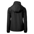 thumbnail image 3 of Women's Cutter & Buck  Black Pitt Panthers Charter Eco Recycled Half-Zip Anorak Jacket, 3 of 3
