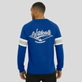 thumbnail image 5 of Men's Darius Rucker Collection by Fanatics Royal Kentucky Wildcats Waffle-Knit Raglan Long Sleeve Henley T-Shirt, 5 of 6