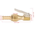 thumbnail image 2 of Unique Bargains 2pcs Car Tire Chuck Clip Air Inflator Compressor Pump Adapter Connect, 2 of 5