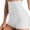 White, variant on NTACZA High Rise Seamless No Show Women's Underwear Briefs High Waist Breathable Full Panel Casual Size L